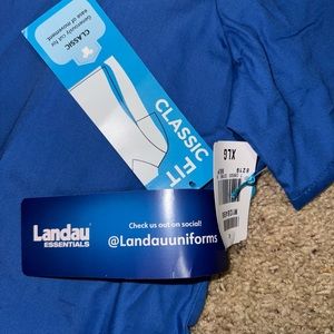 Women’s Blue XL scrub Tops. NWT